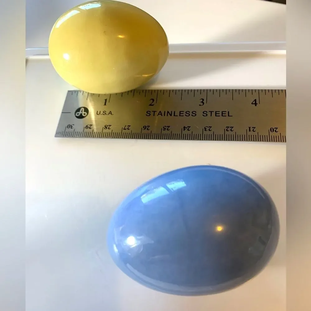 Vintage Easter Eggs Glazed ceramic Decorations 🐣